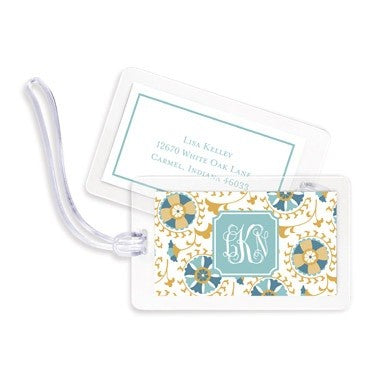 boatman geller suzani gold bag tags