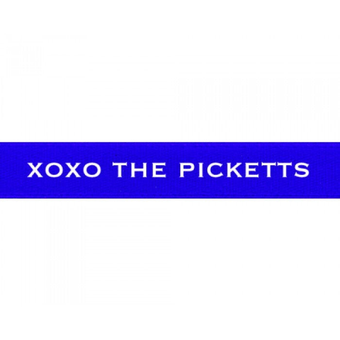 purple personalized ribbon