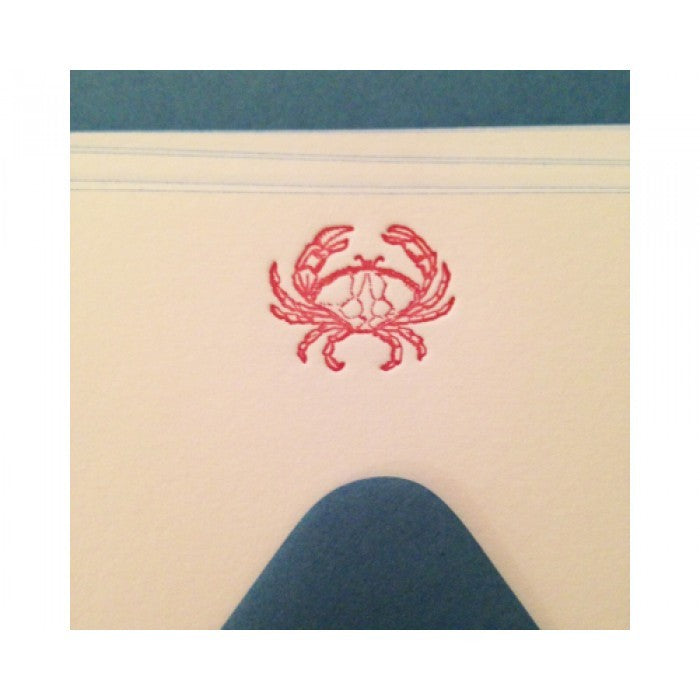 crab note cards