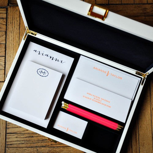 haute papier v3 navy stationery wardrobe