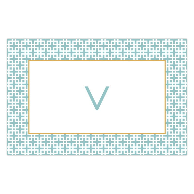 boatman geller lattice slate placemat