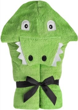 hooded alligator towel