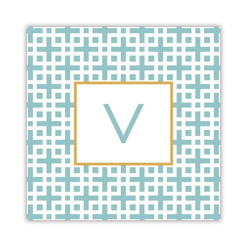 lattice slate square paper coaster set of 50