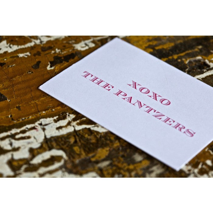 xoxo enclosure card