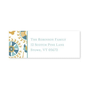 boatman geller suzani gold address labels