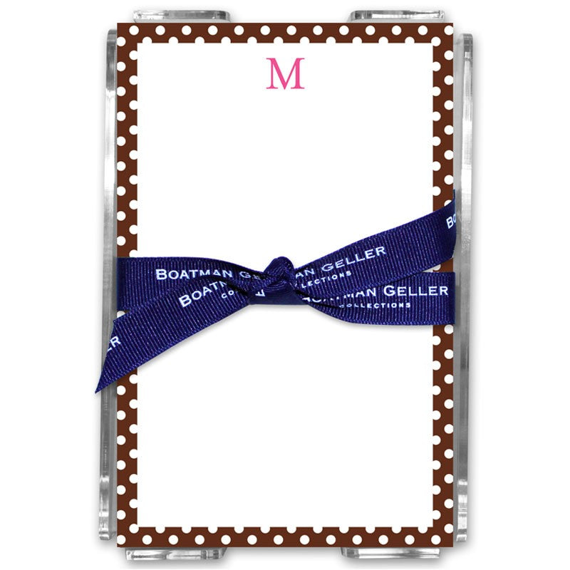 boatman geller dot brown acrylic note sheets