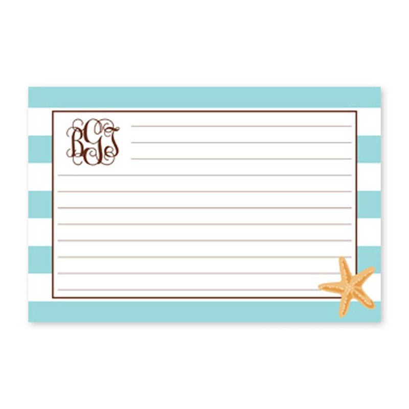 boatman geller greek key band pink recipe card