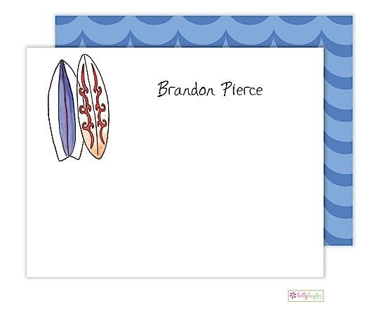 personalized - surfer dude flat notes