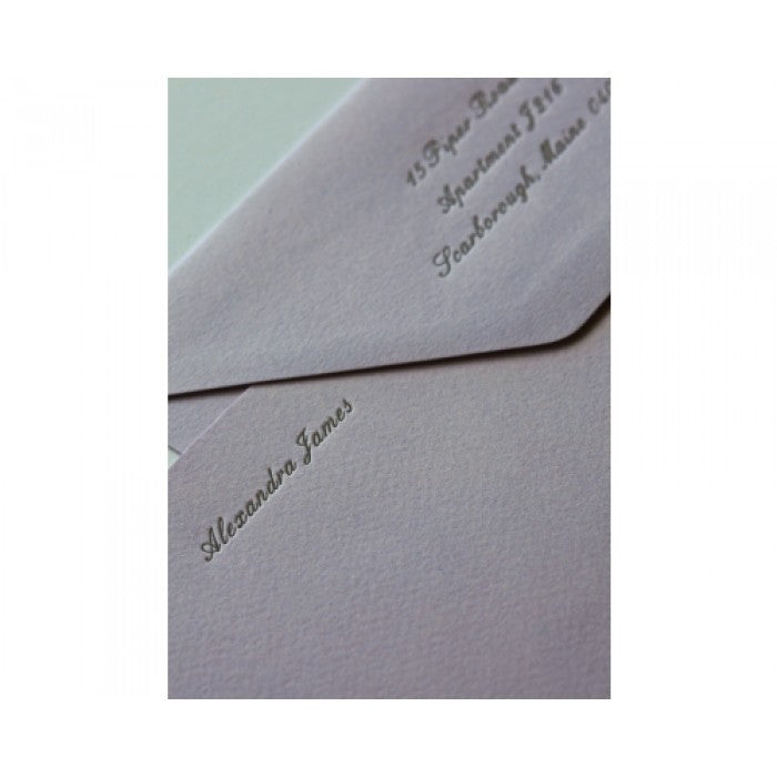 lavender social stationery
