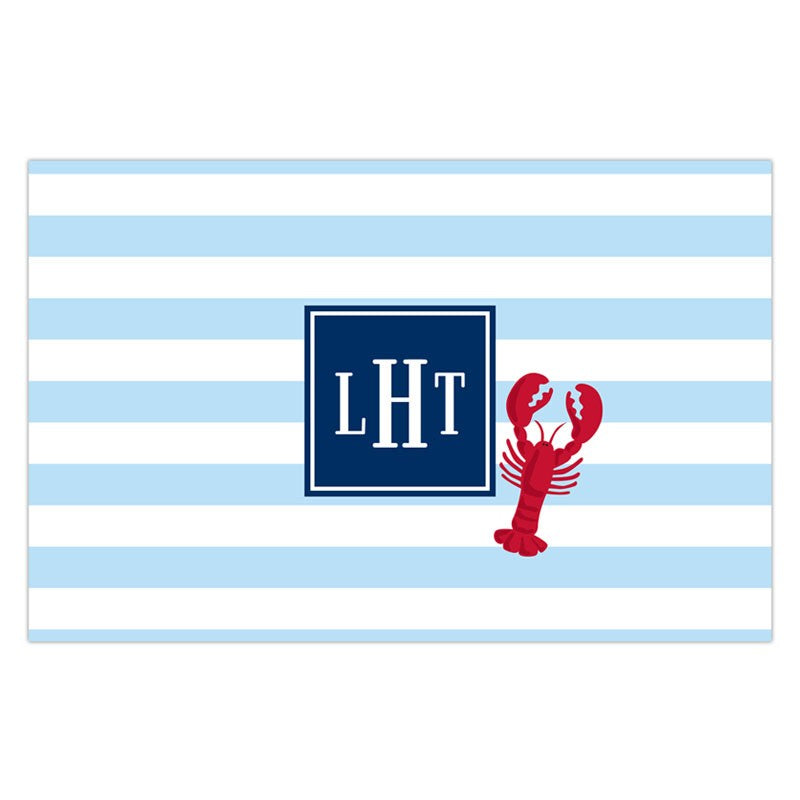 boatman geller stripe lobster placemat