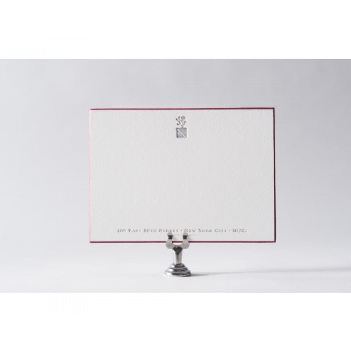lion crest note cards
