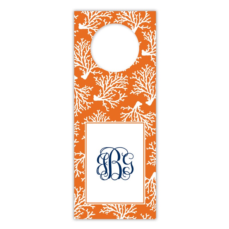 boatman geller coral repeat wine tags