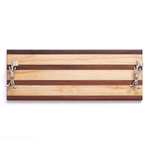 soundview millworks golf club and flag stick serving handle board