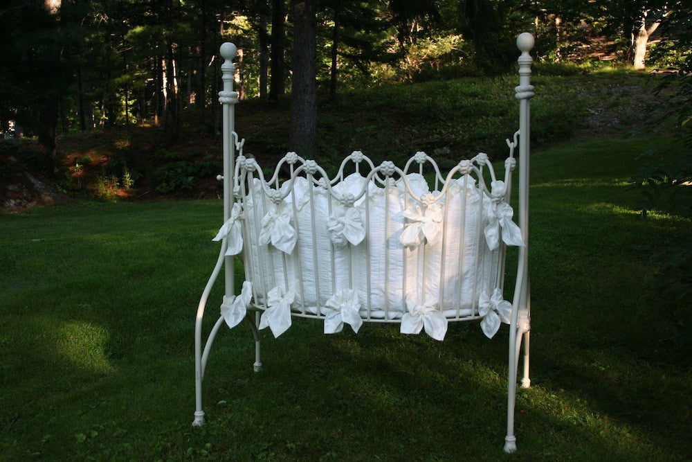 monaco cradle ensemble - pintuck dupioni silk (contact us for pricing)