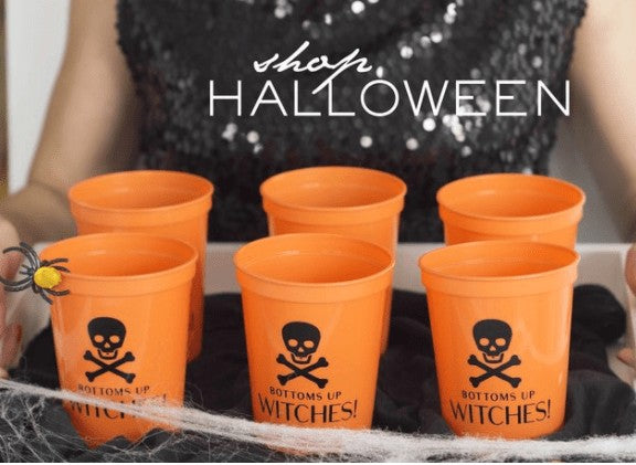 bottoms up witches party cups - D40