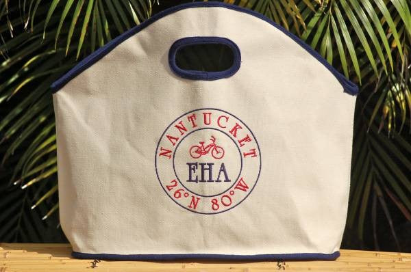 gg "nantucket" stamp travel bag (customizable)