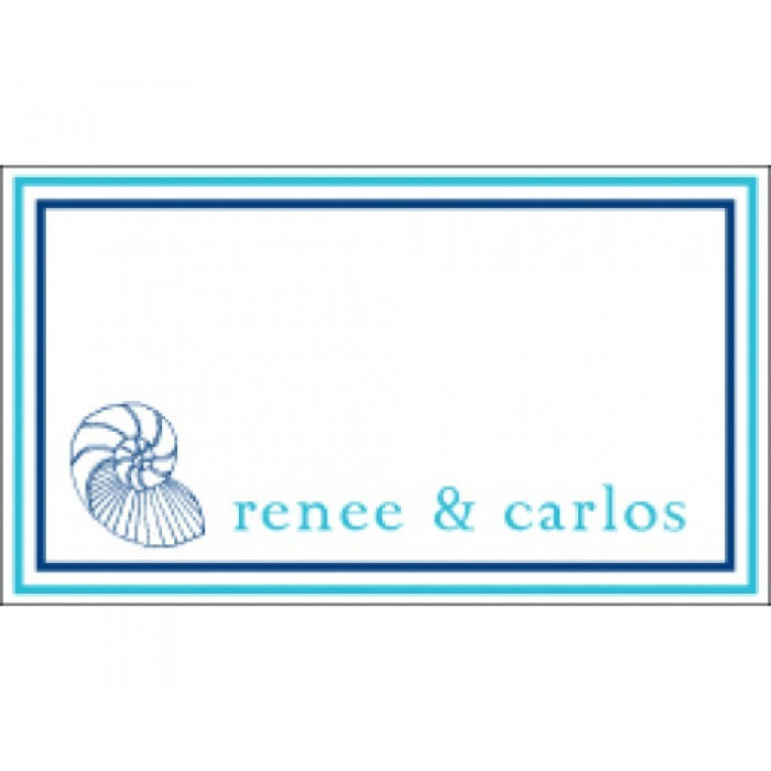 renee & carlos place card