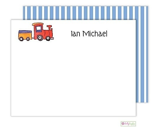 personalized - choo choo flat notes