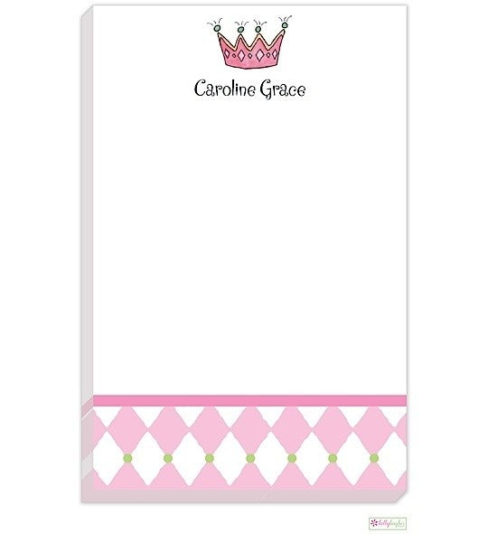 personalized - little princess notepad