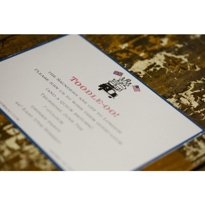 british flag cocktail & dinner parties