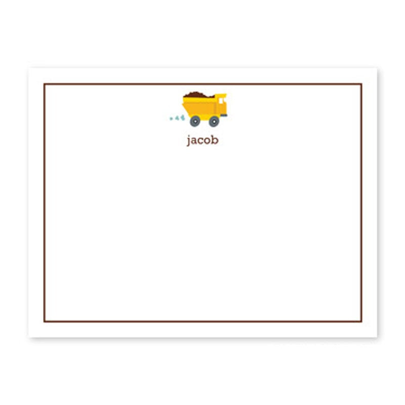 boatman geller truck small flat notecard