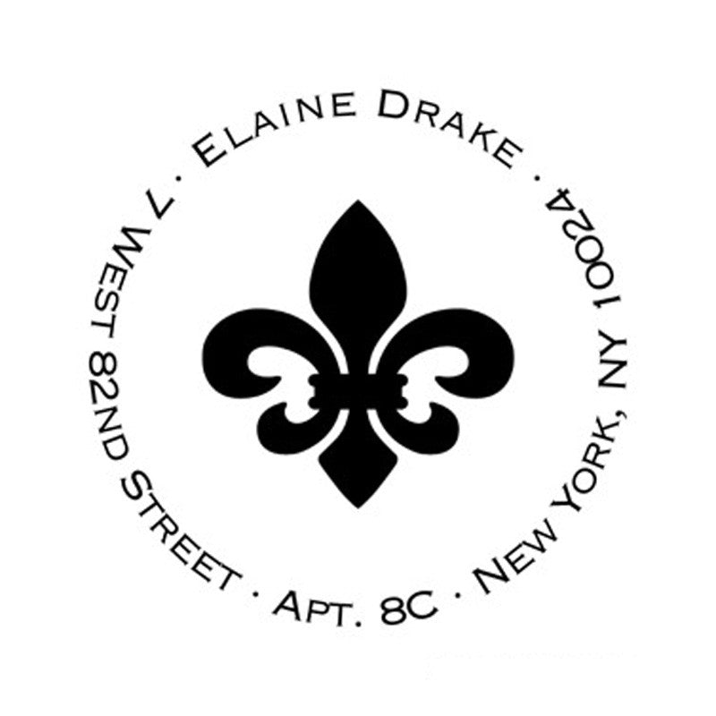 boatman geller fleur de lis stamper