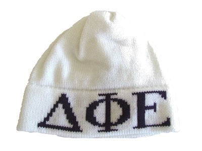 monogram greek hat
