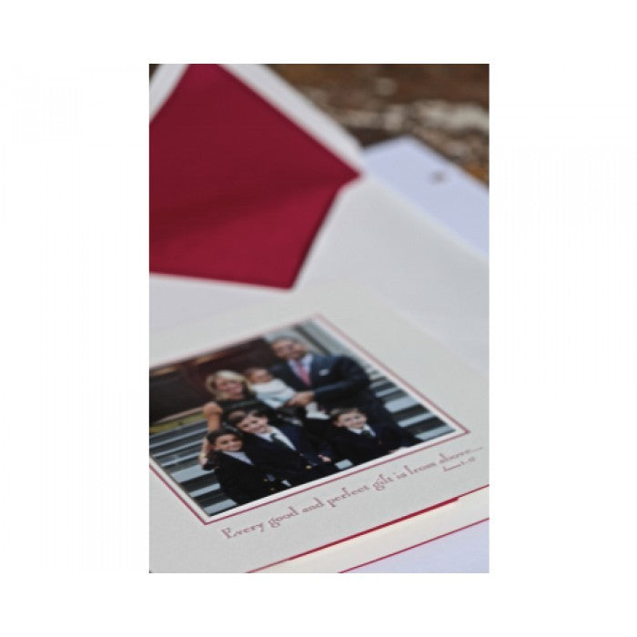 tree announcement holiday card