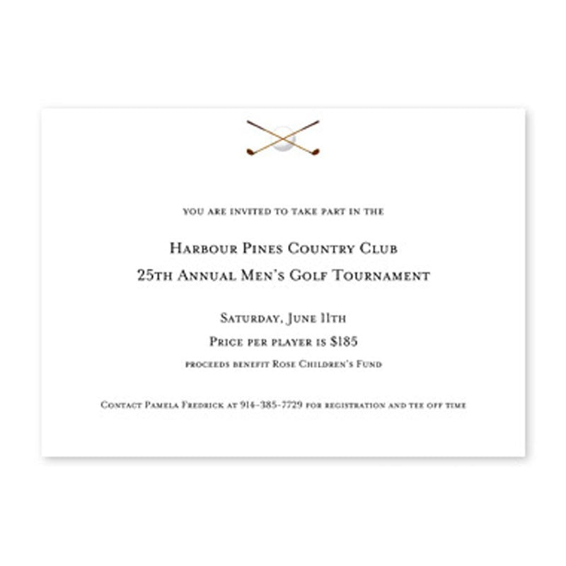 boatman geller golf invitation