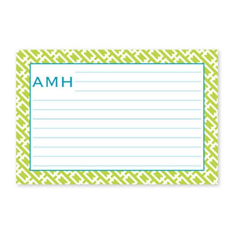 boatman geller chain link lime recipe card