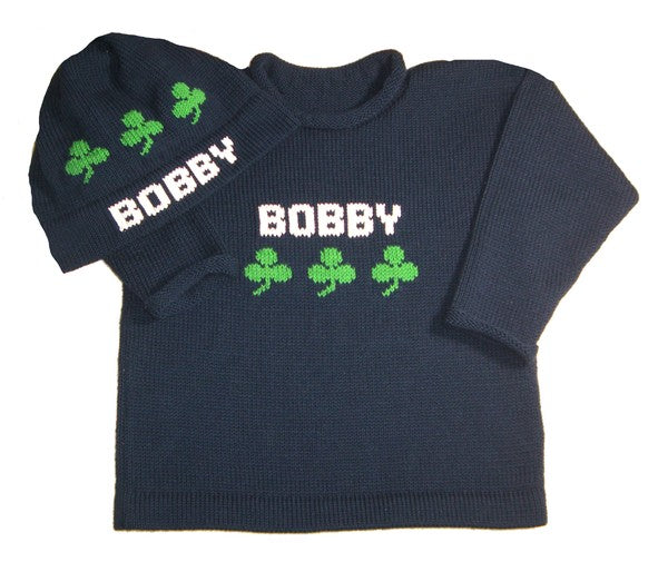 luck of the irish personalized sweater