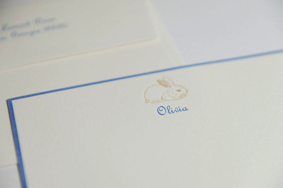 bunny stationery