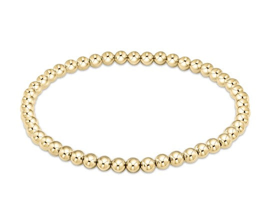 14k gold filled 4mm beaded bracelet