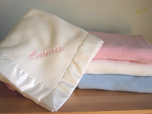 personalized deluxe crib blanket