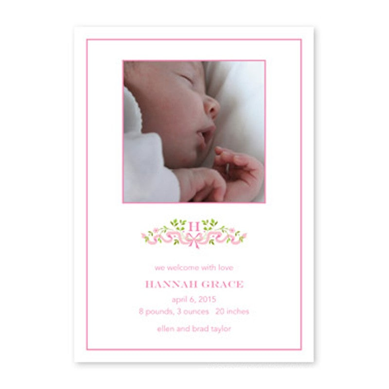 boatman geller ribbon pink photocard