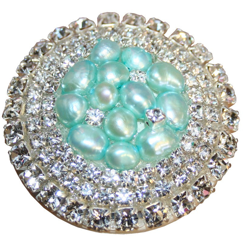 aqua glamour drawer knob
