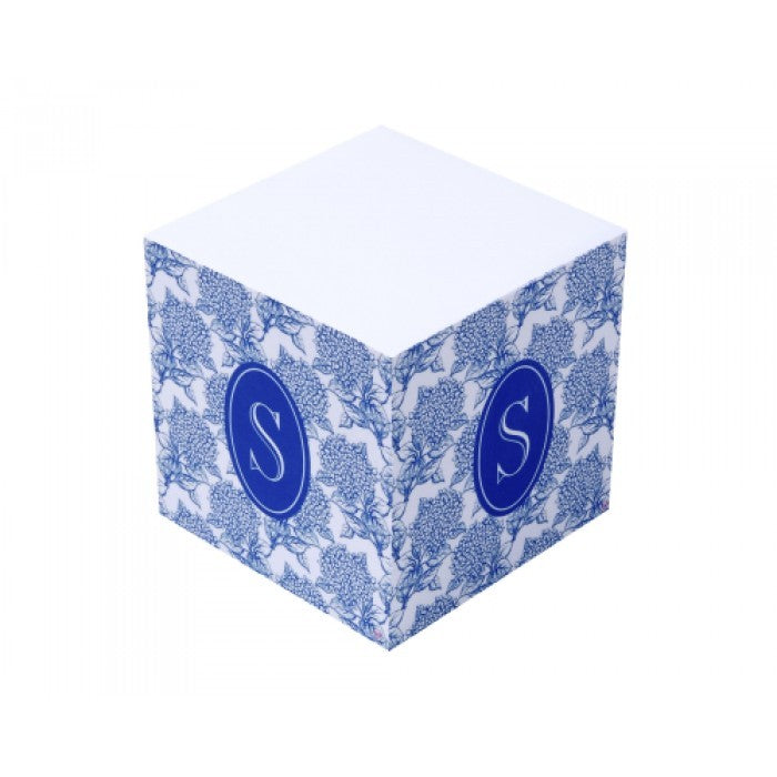 halsey hydrangea sticky note cube