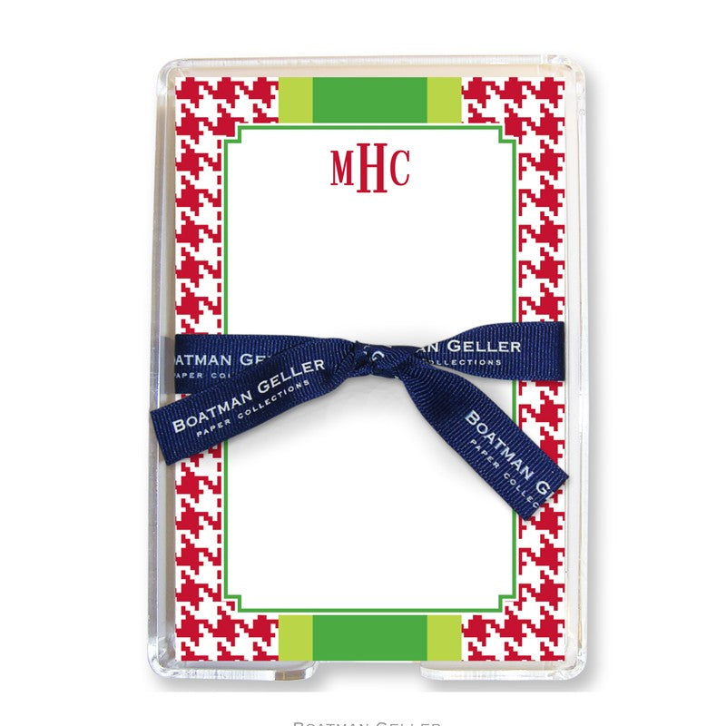 boatman geller alex houndstooth red note sheets