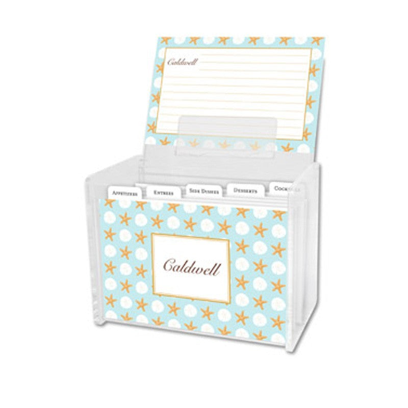 boatman geller zebra gray recipe box