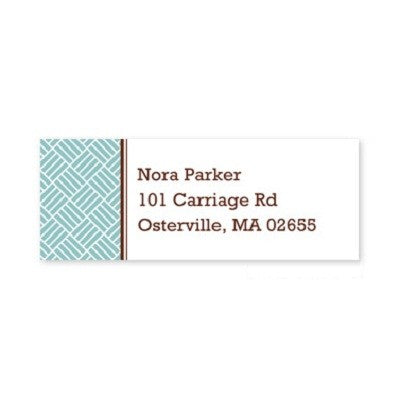 boatman geller basketweave slate address labels