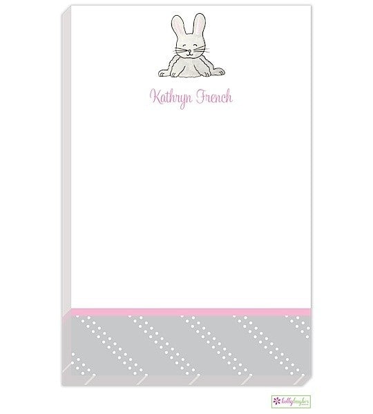 personalized - cottontail notepad