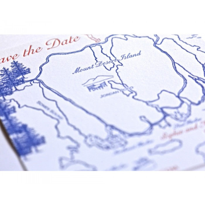 sophie & andrew map card