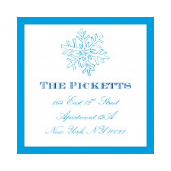 simple snowflake sticker