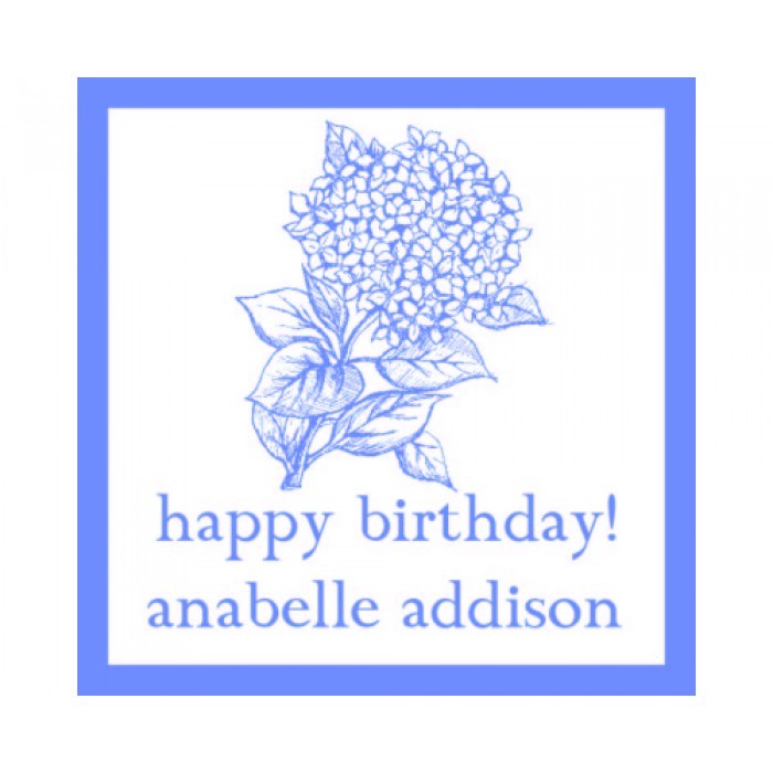 hydrangea birthday gifts sticker