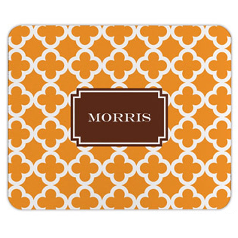 boatman geller bristol tile tangerine mouse pad