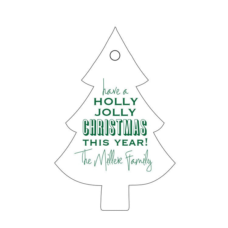 haute papier letterpress gift tag t96