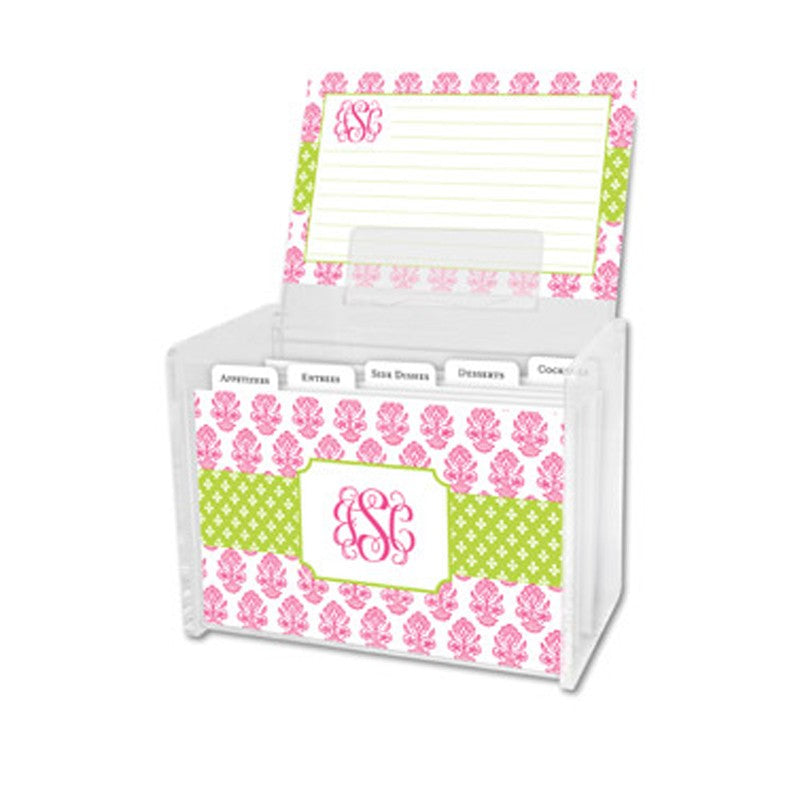 boatman geller beti pink recipe box