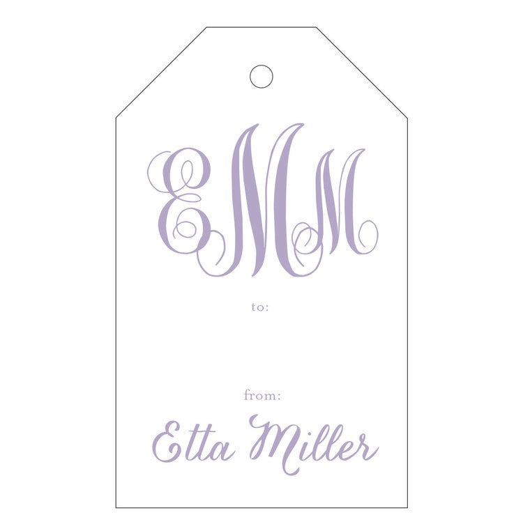 haute papier letterpress gift tag t57