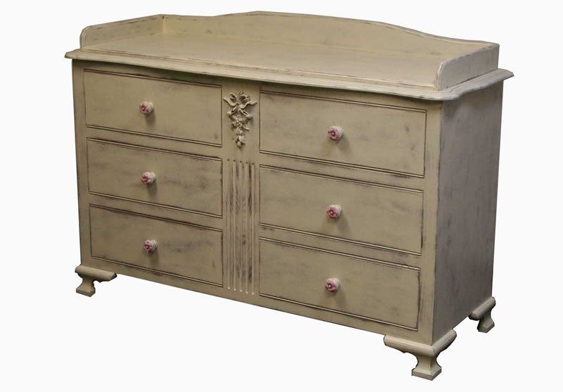 vintage extra long dresser with changer