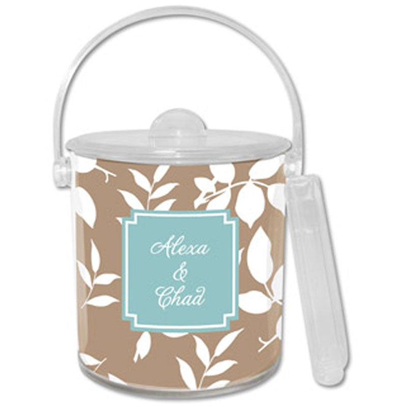 boatman geller silo leaves mocha ice bucket